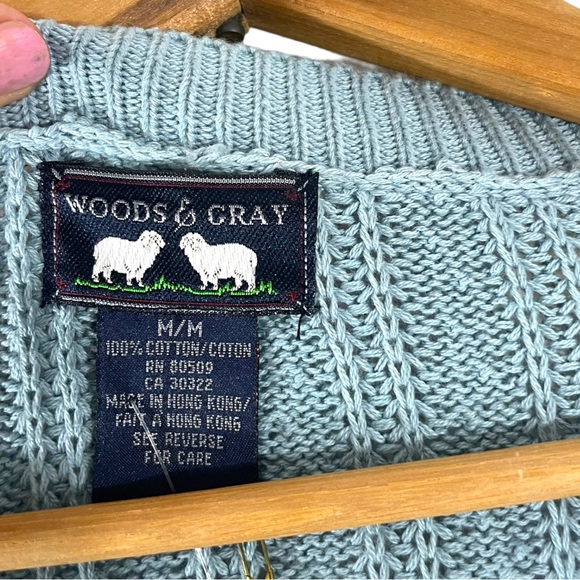 Woods & Grey Cardigan Button Up Sweater w/Pockets NWT Size Medium - Picture 2 of 10